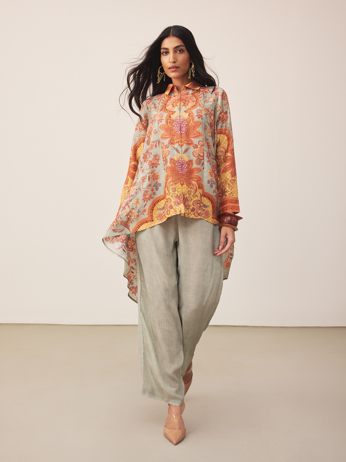 Khaki Myra K Cord Set
