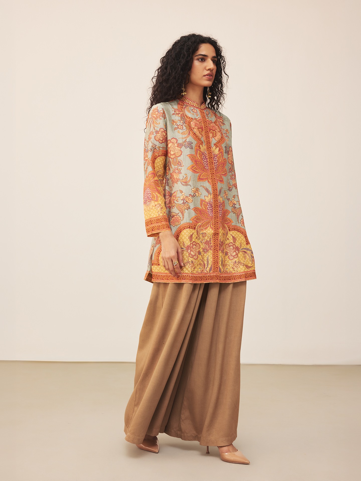 Khaki Myra K Kurti