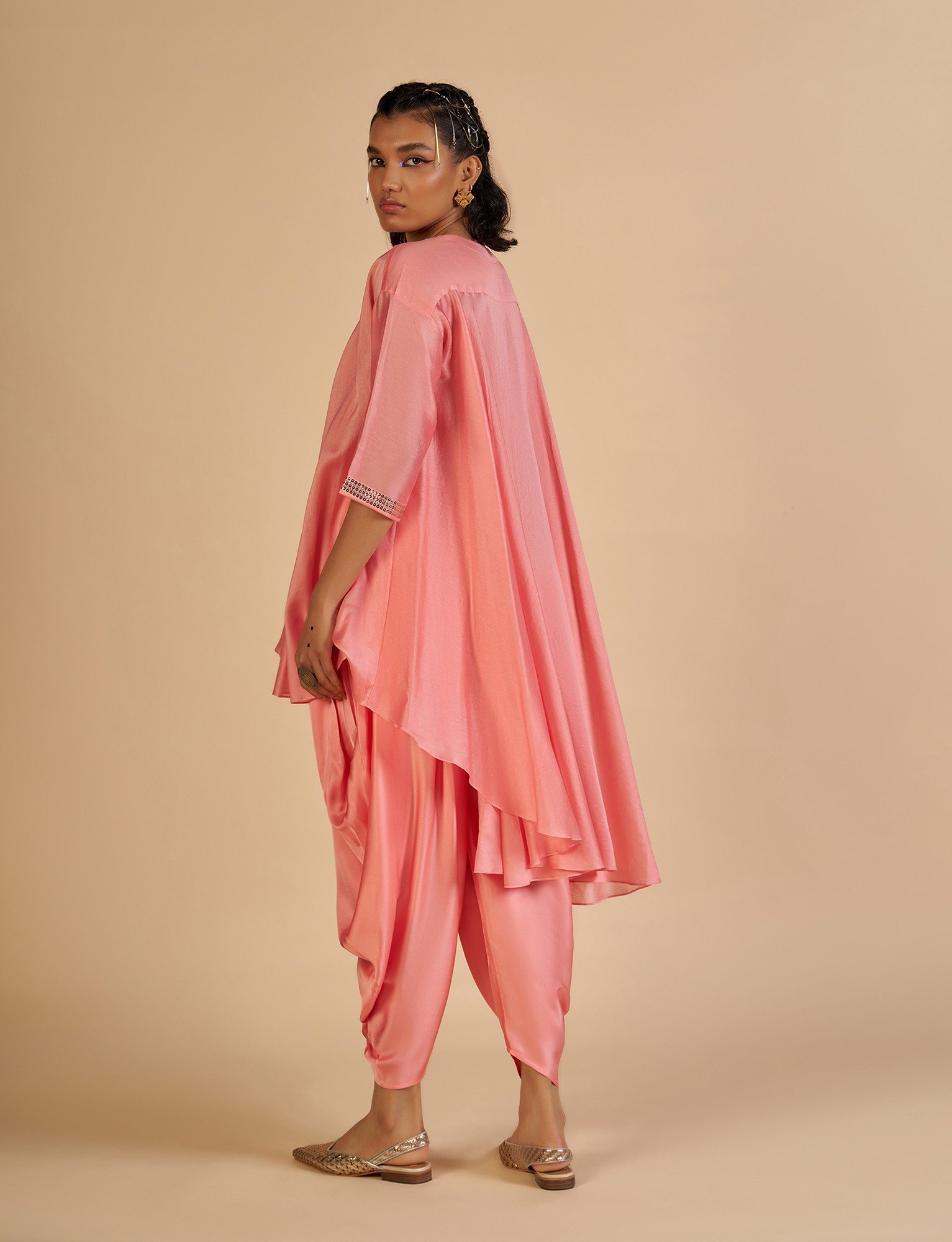 Pink Dhoti