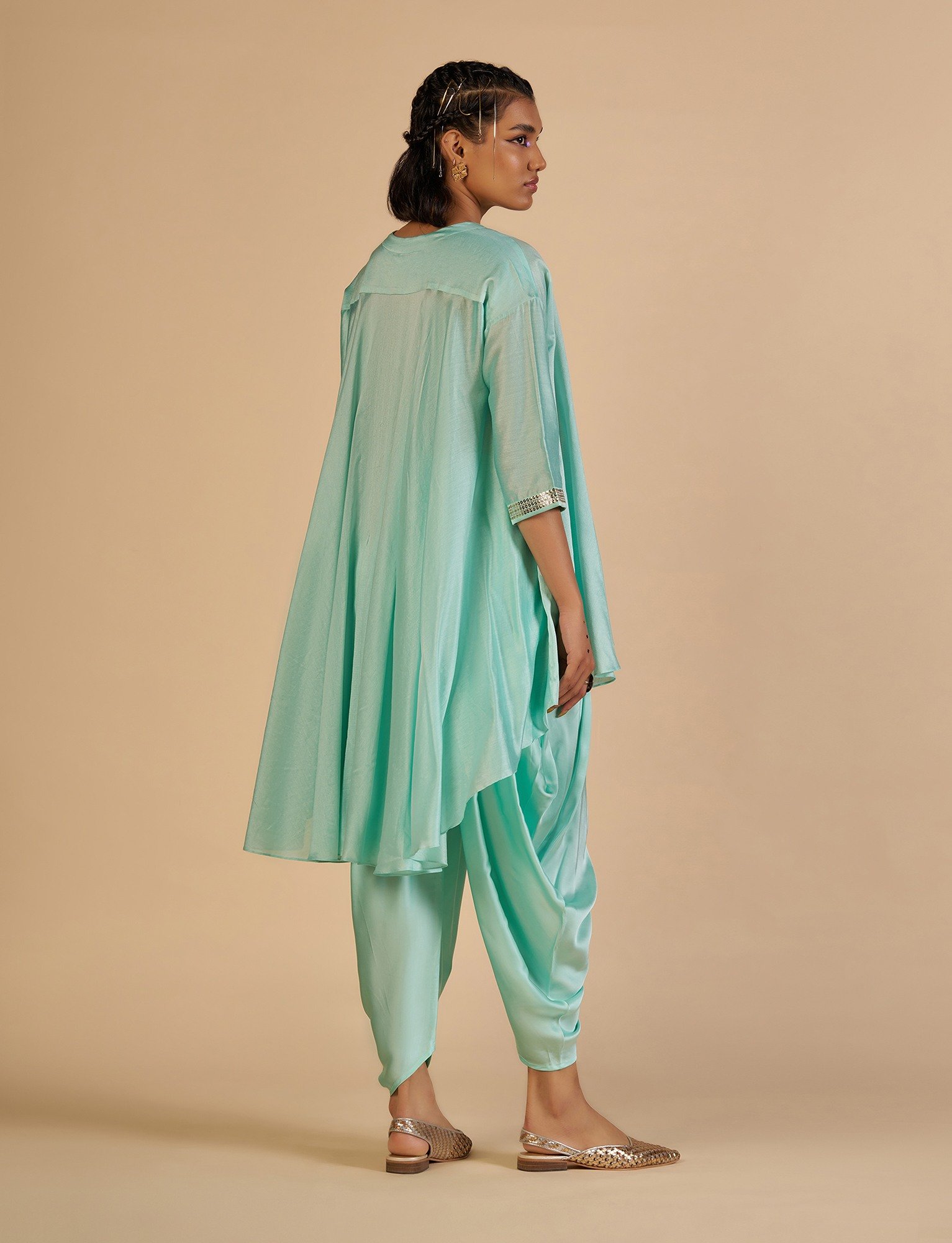 Aqua Dhoti