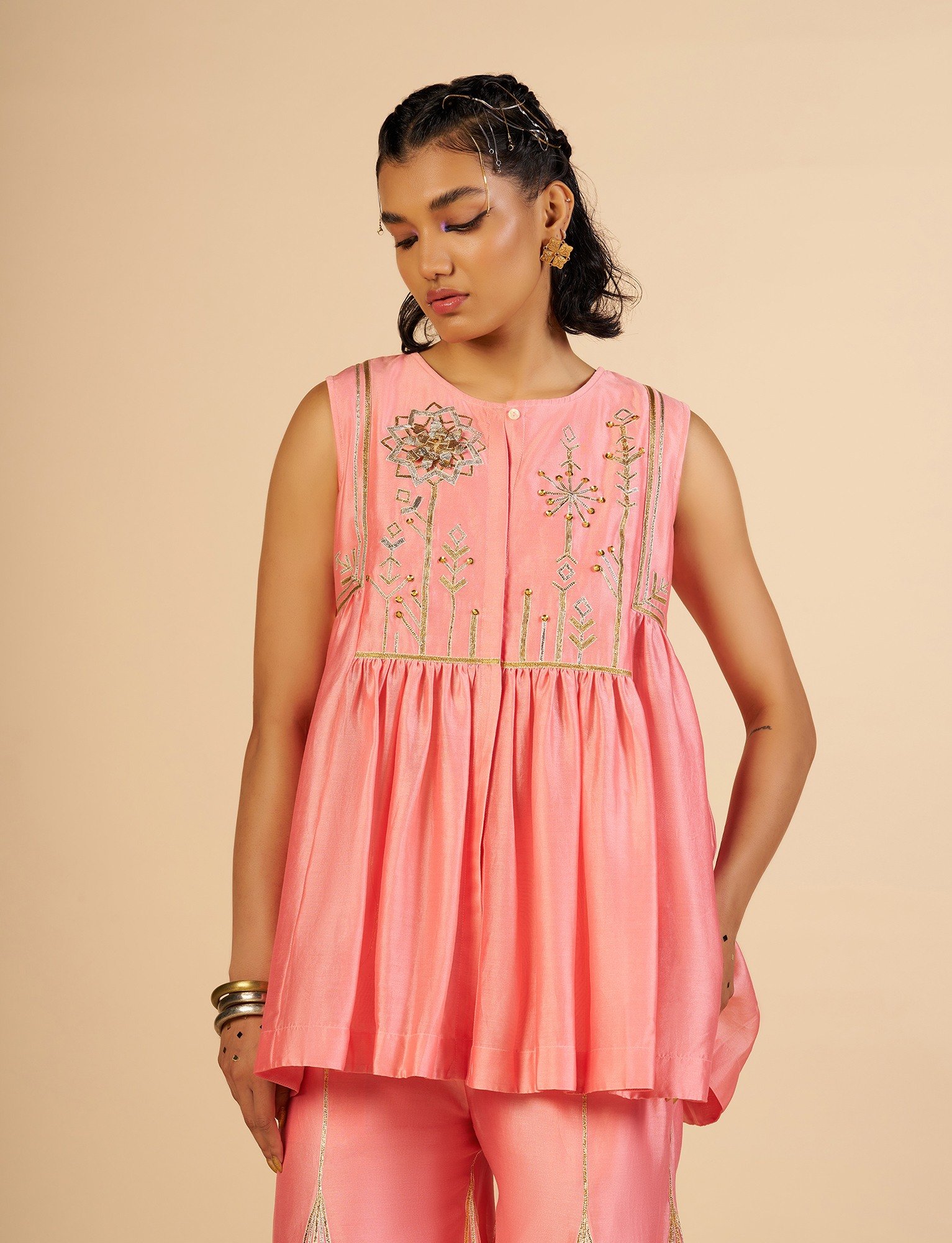 Pink Kedia Top