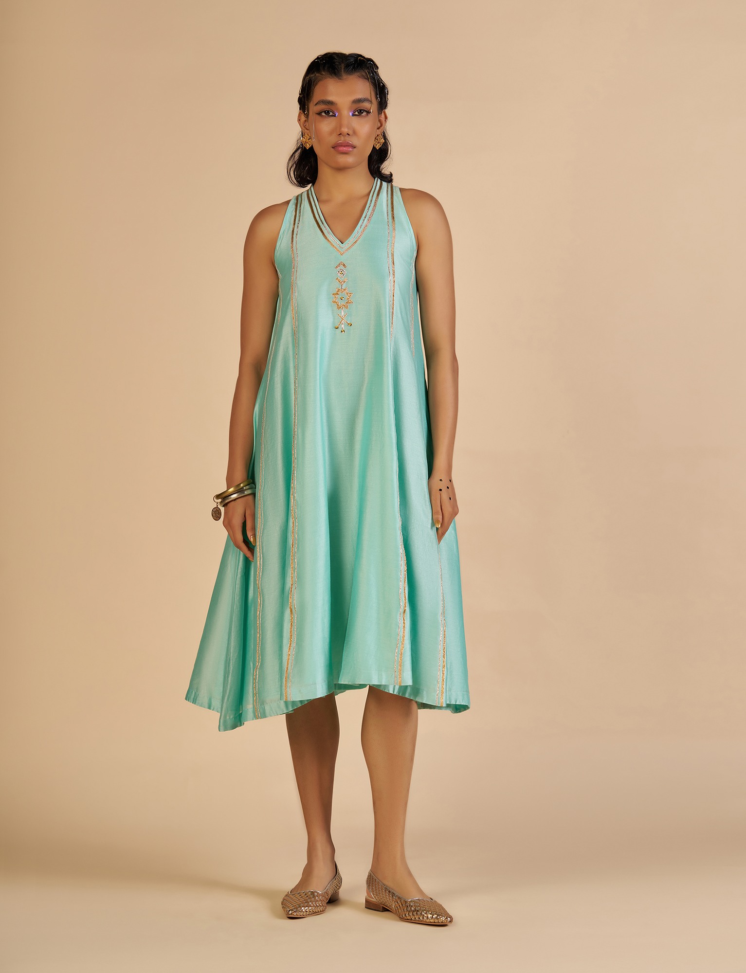 Aqua Inner Dress