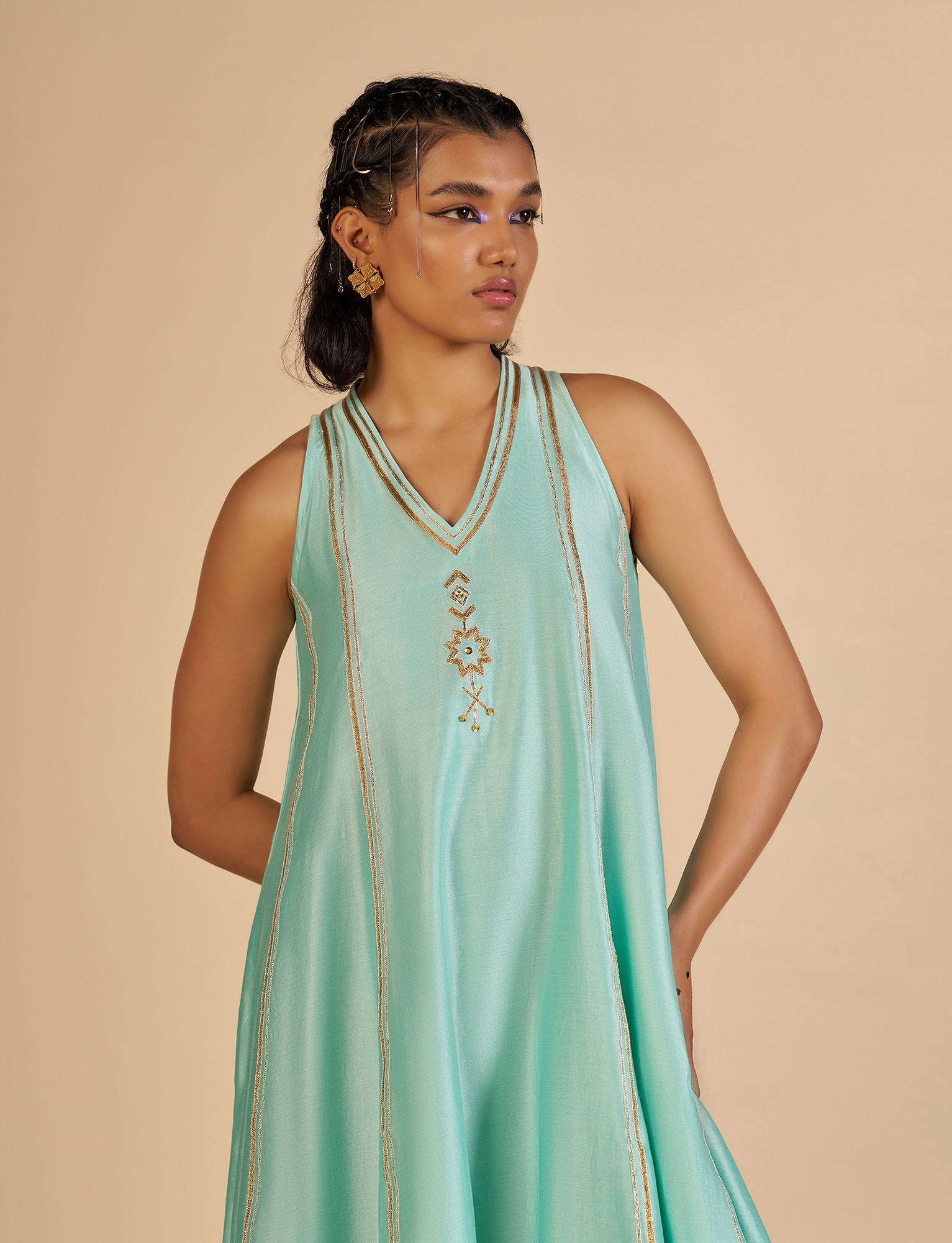 Aqua Inner Dress