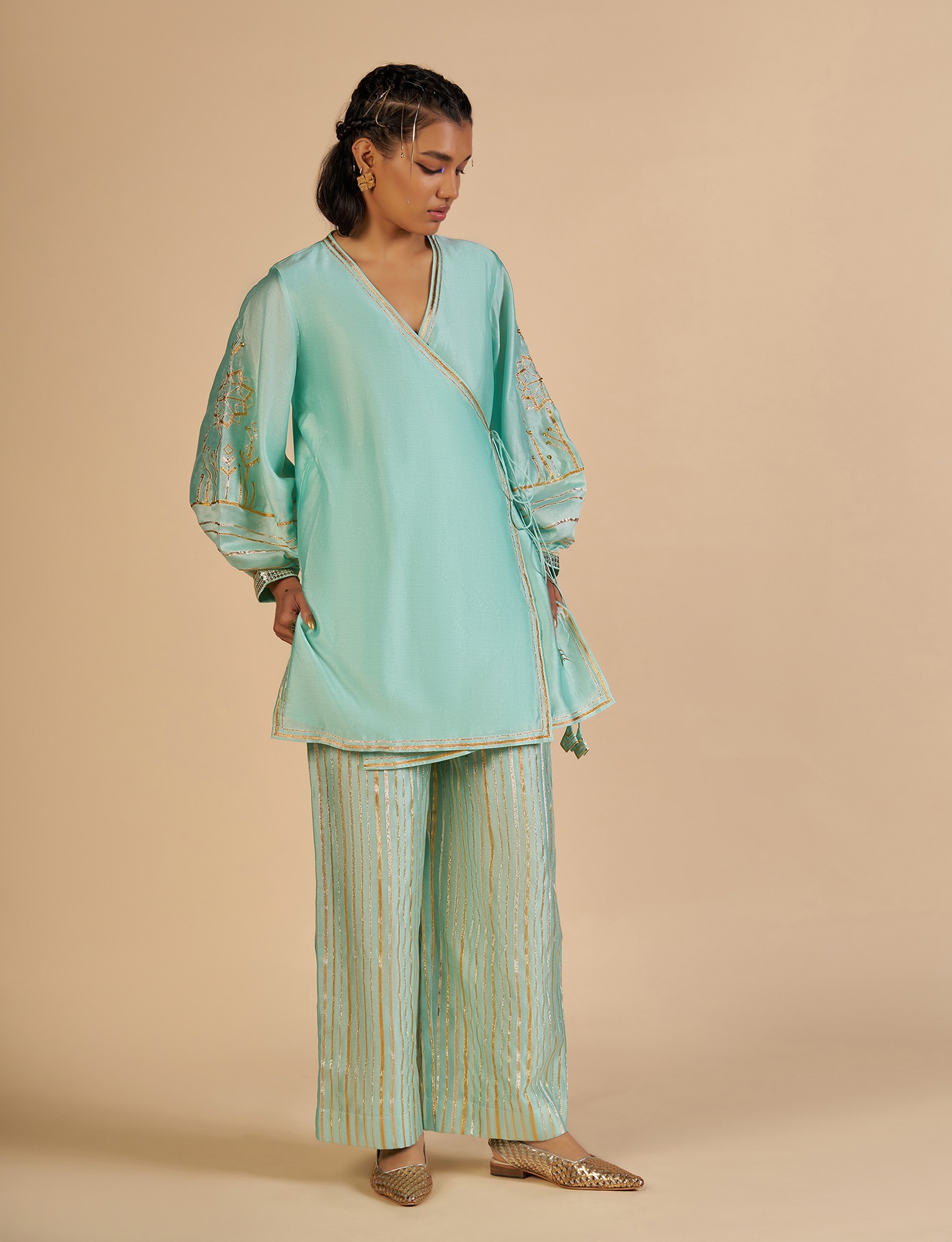 Aqua Wrap Tunic