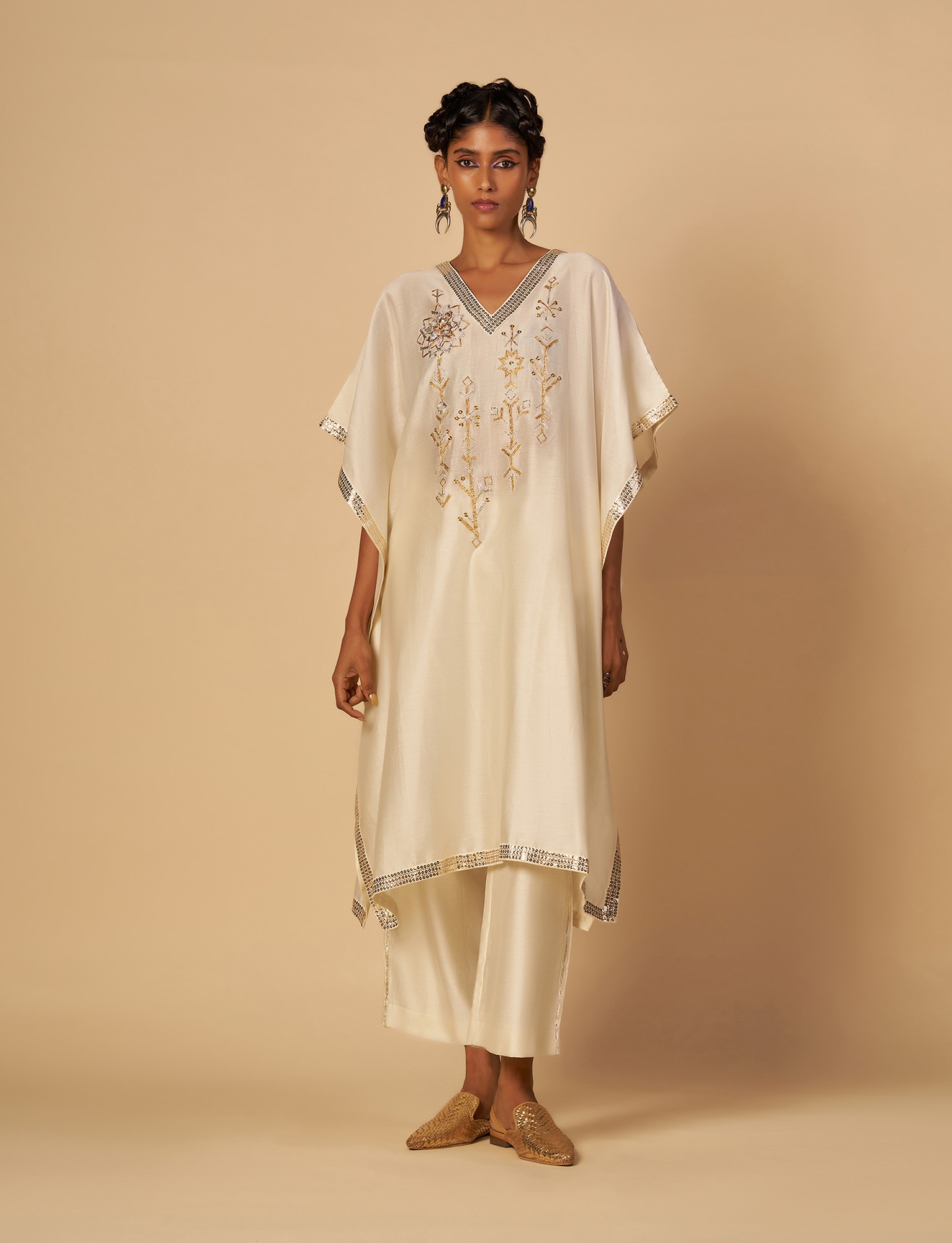 Lime Green Kaftan