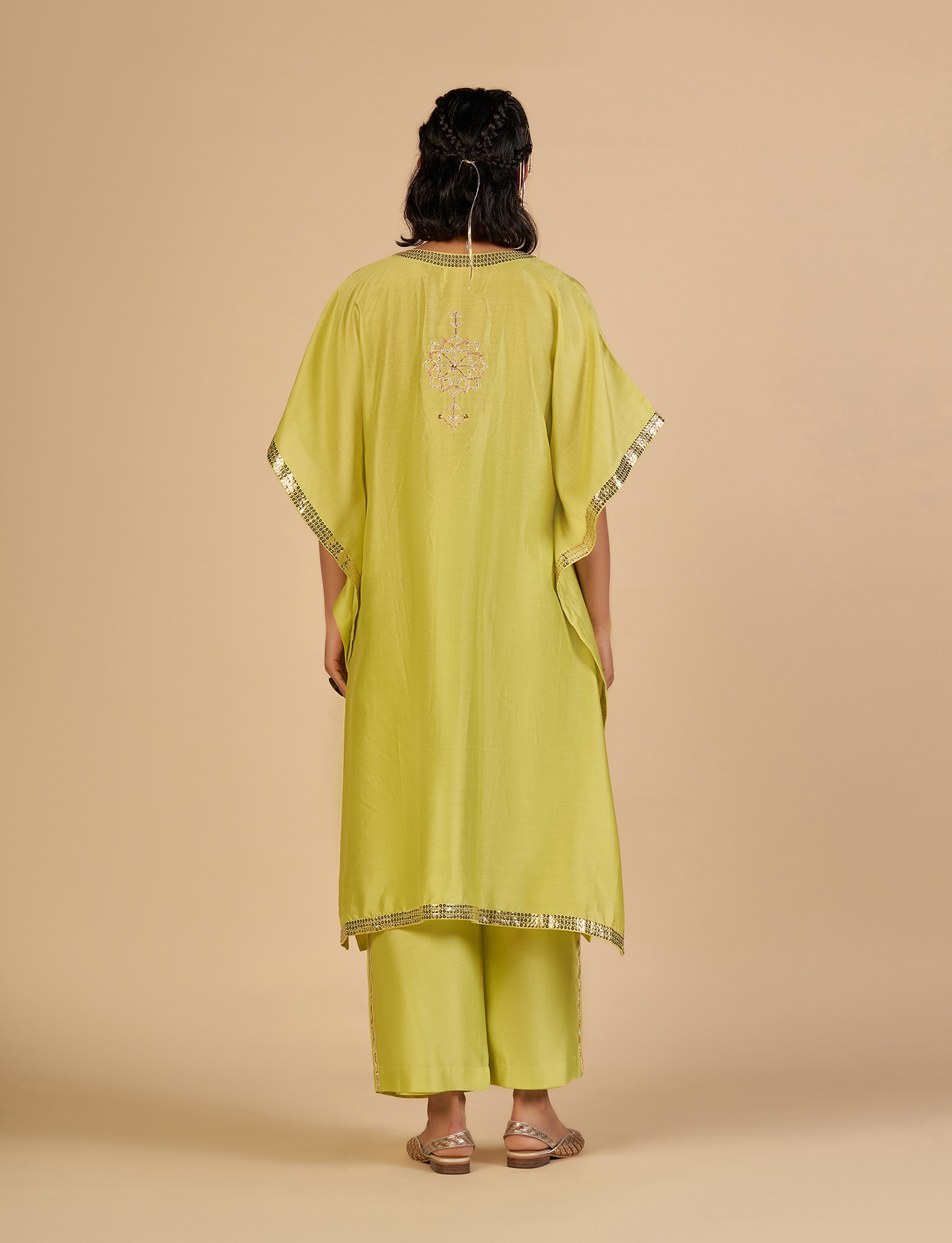 Lime Green Kaftan