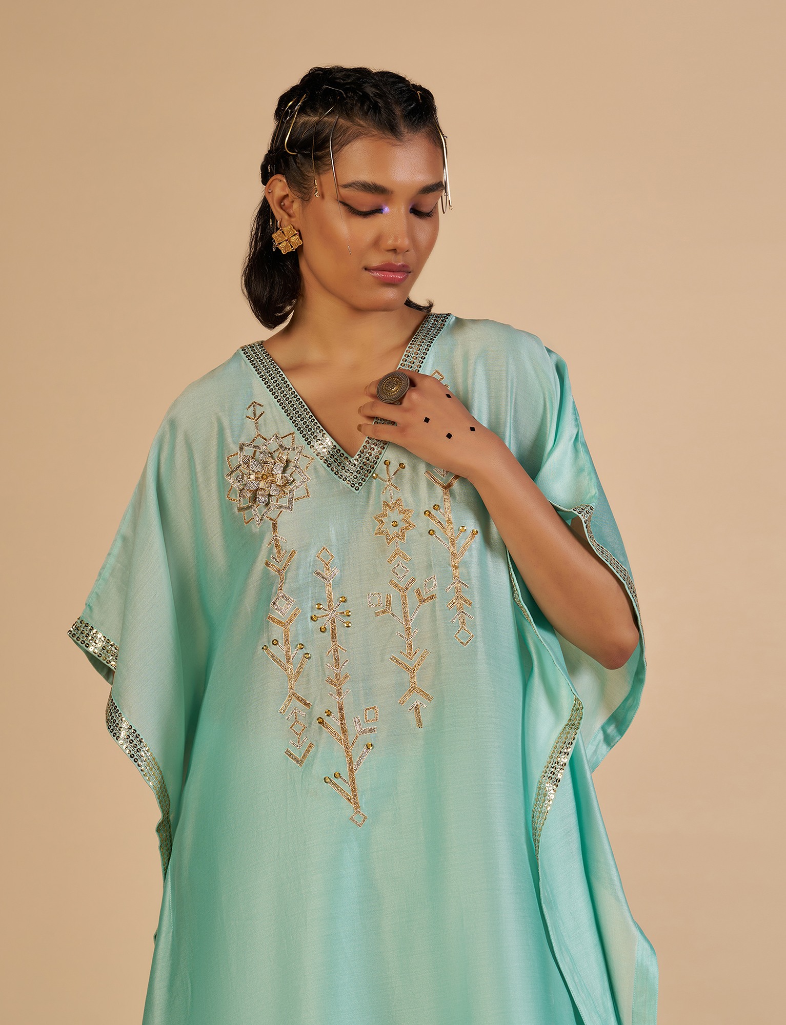 Aqua Kaftan