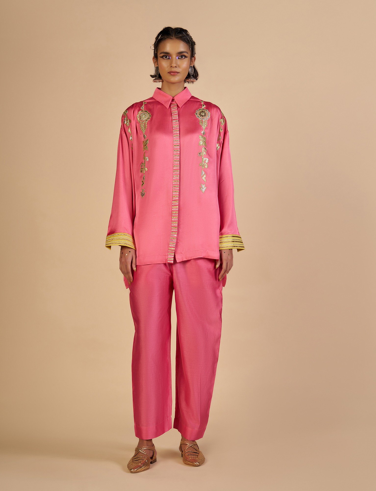 Pink Oversized Shirt