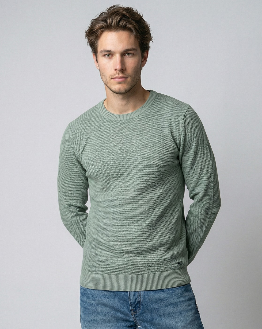 GAS | Regular Fit Pullover with Signature Branding