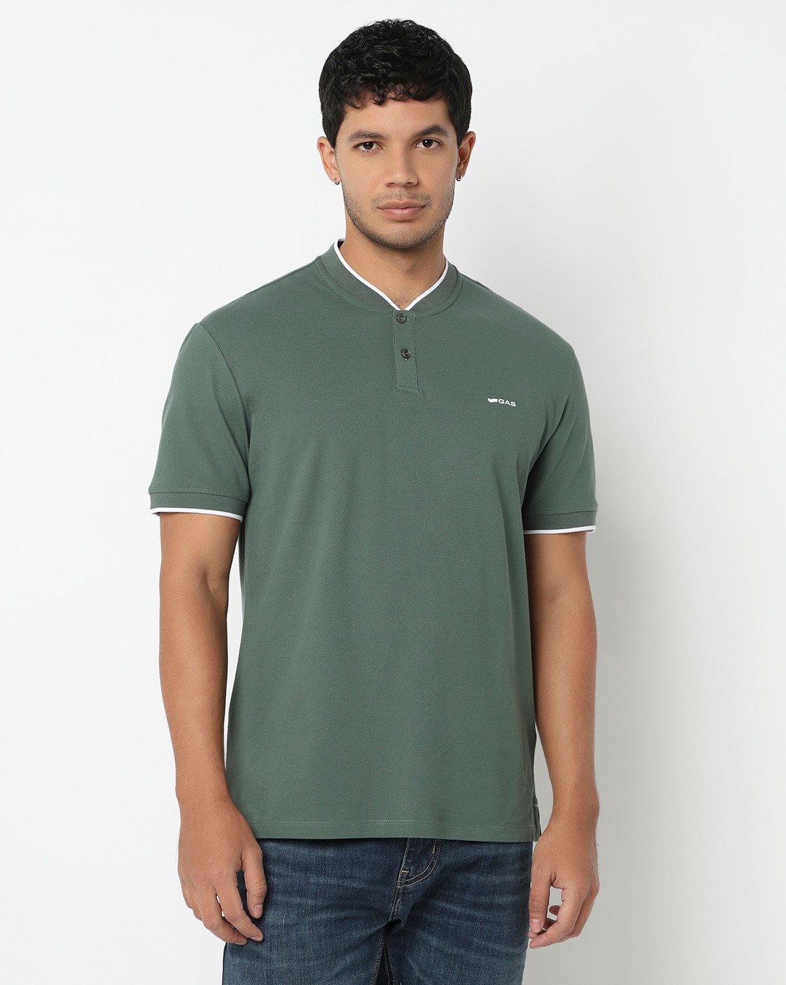 GAS | Regular Fit Polo Shirt with Signature Branding
