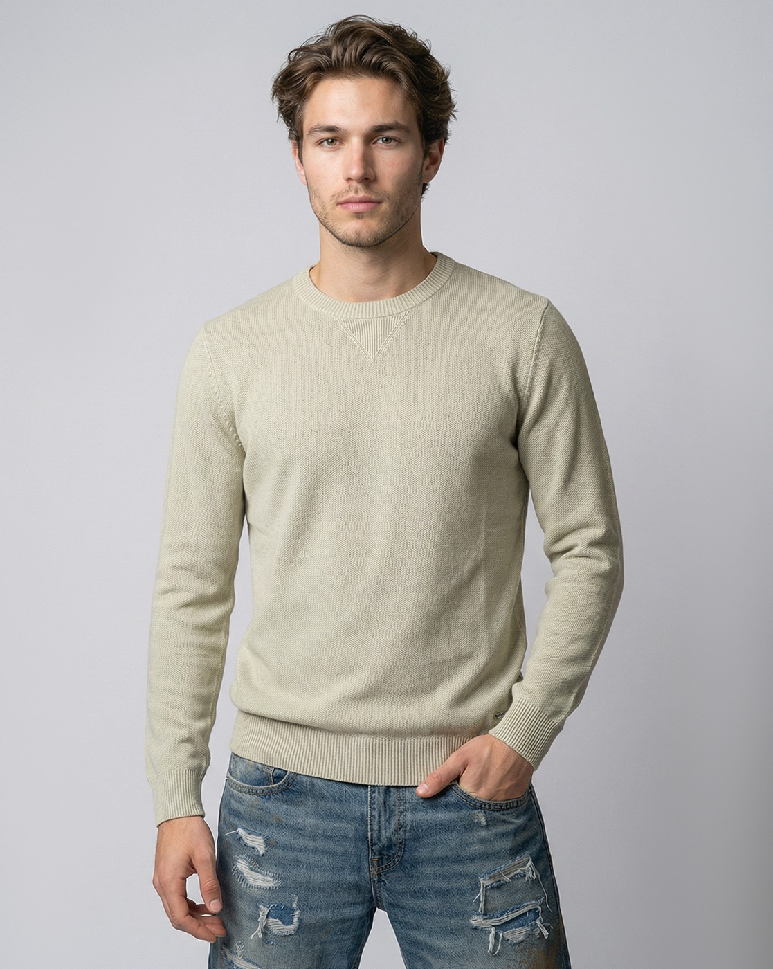 GAS | Seasonal Spring Regular Fit Pullover with Signature Branding