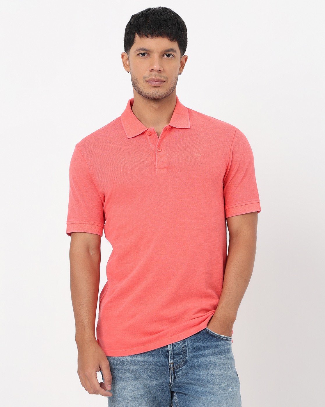 GAS | Seasonal Summer Slim Fit Polo Shirt with Signature Branding