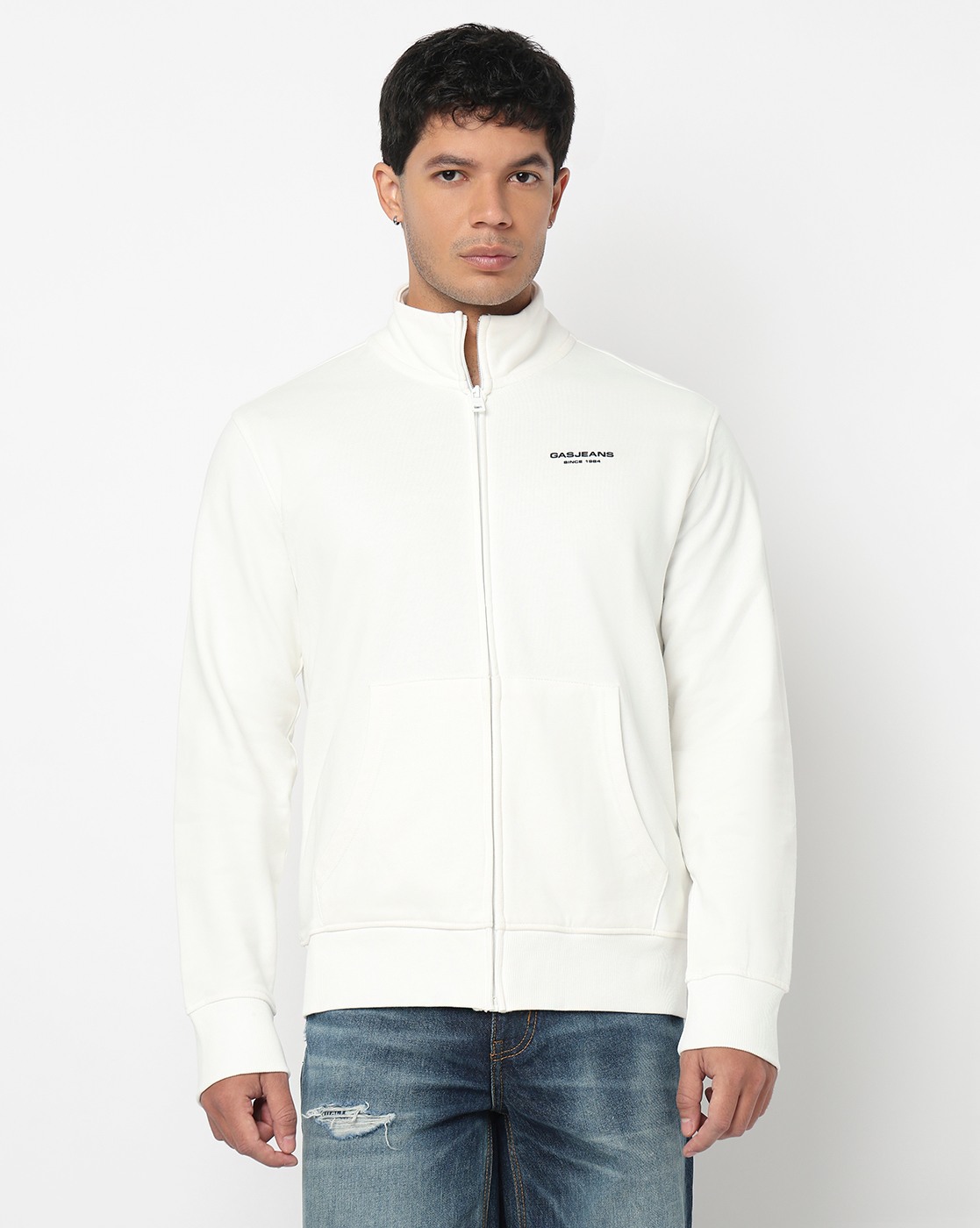 GAS | Regular Fit Sweatshirt with Signature Branding