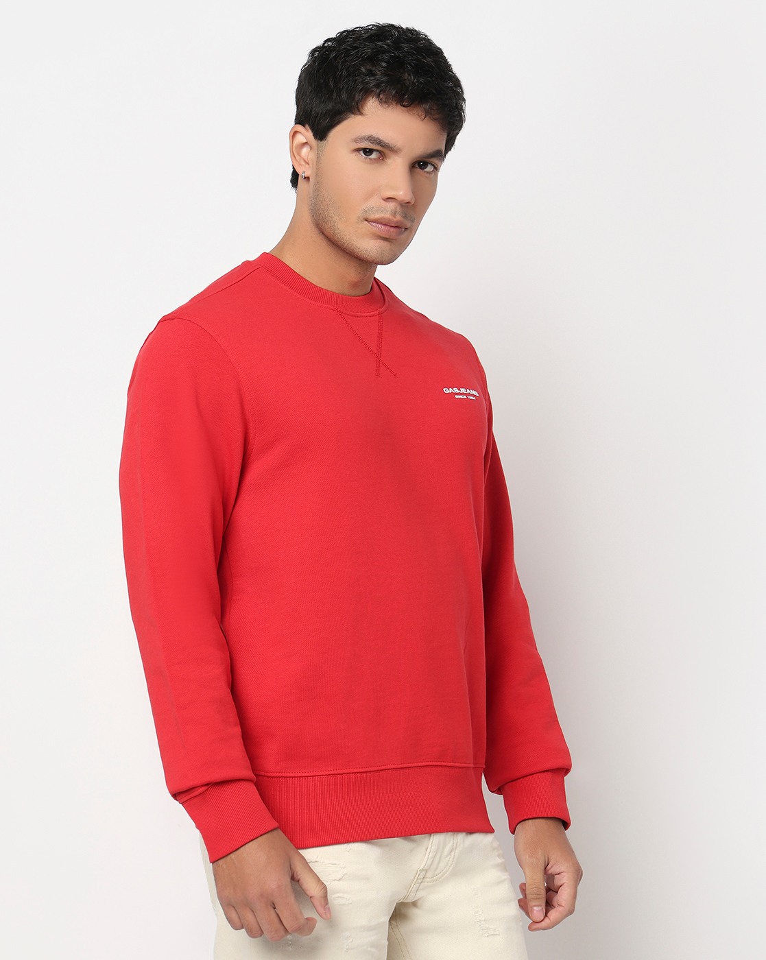 GAS | Regular Fit Sweatshirt with Signature Branding