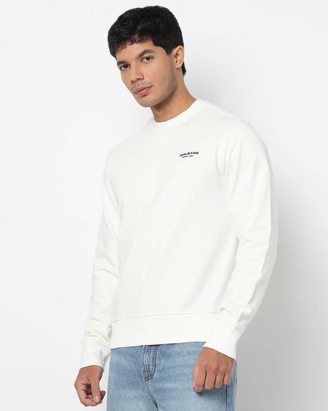 GAS | Regular Fit Sweatshirt with Signature Branding