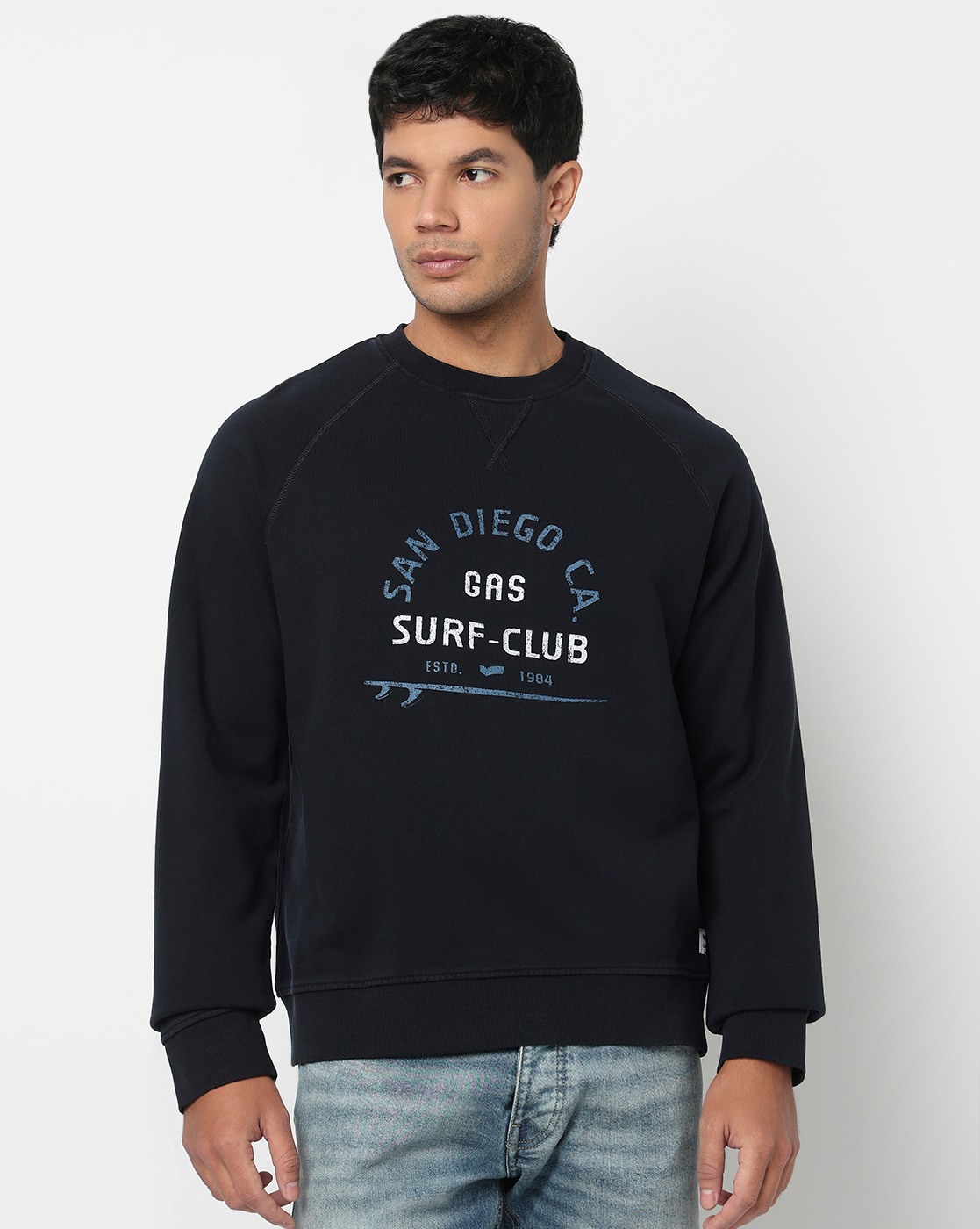 GAS | Regular Fit Sweatshirt with Signature Branding