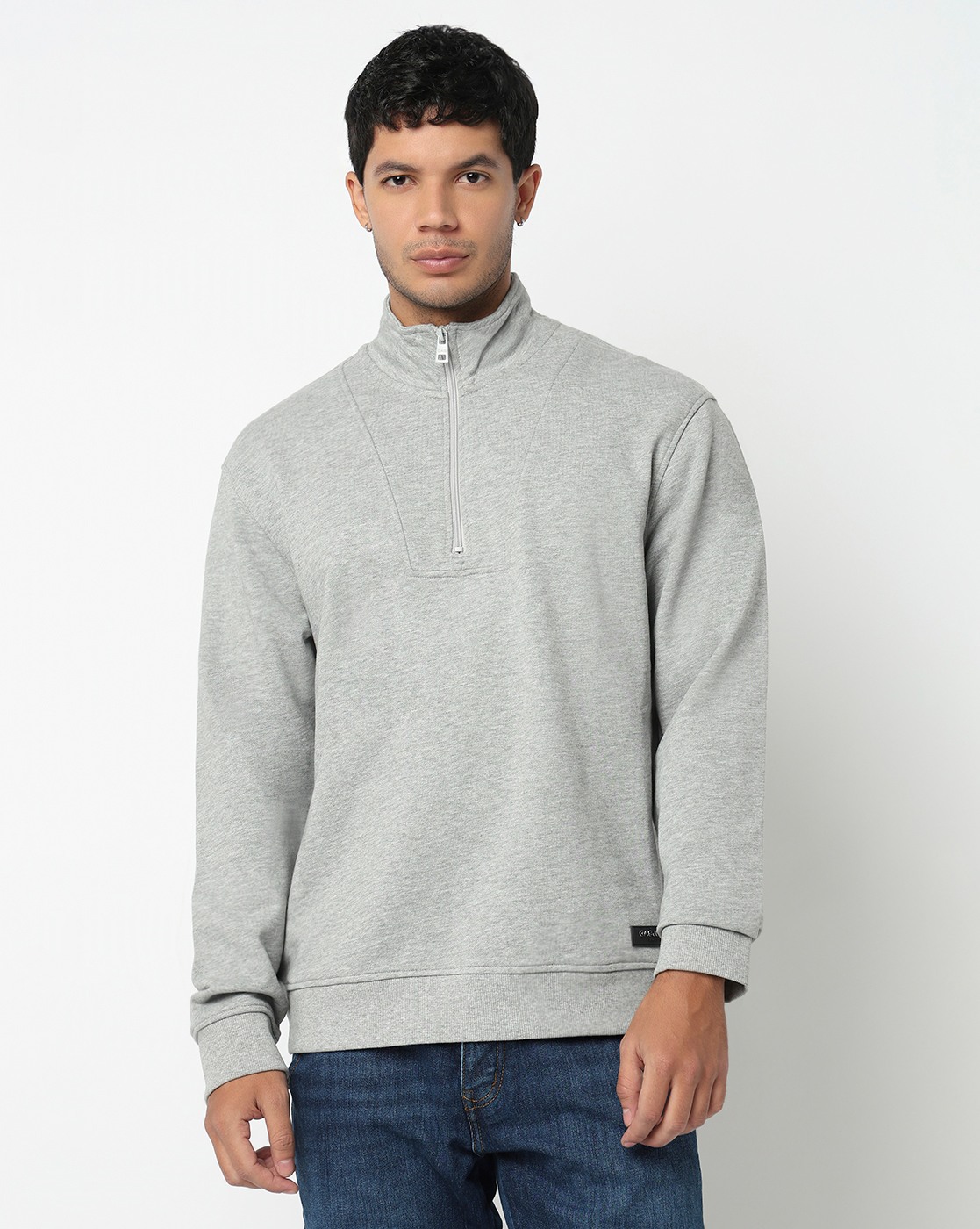 GAS | Regular Fit Sweatshirt with Signature Branding