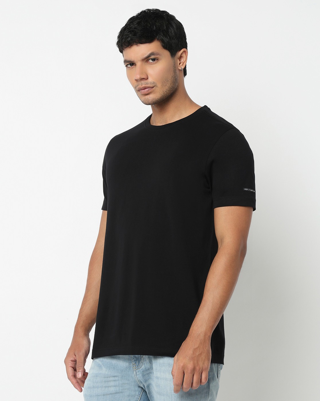 GAS | Noos Regular Fit Crewneck T-Shirt with Signature Branding