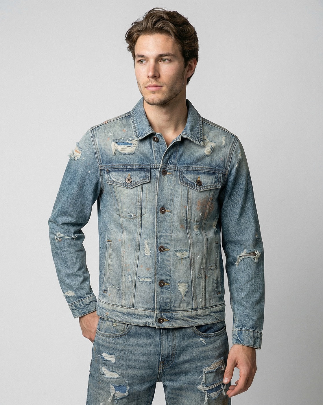 GAS | Artisan Boxy Fit Jacket with Signature Branding