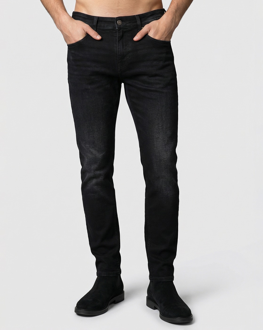 GAS | Noos Men Slim Fit Toki Washed Black Slim Straight Jeans