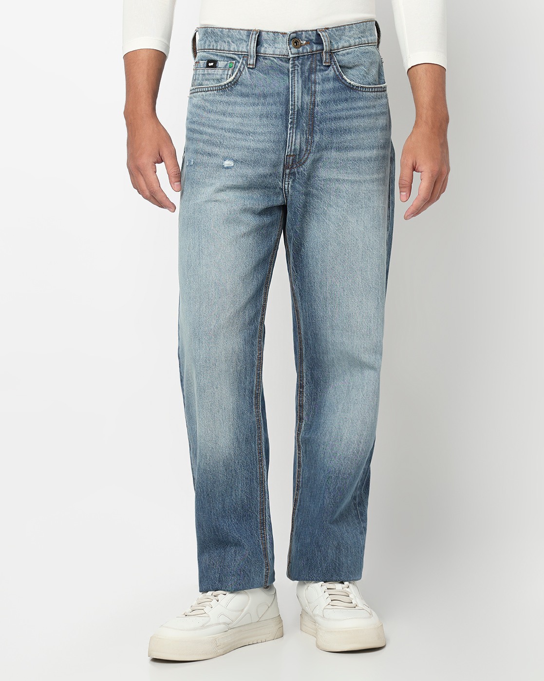 GAS | Artisan Straight Fit 90’s Dad Vintage Mid Blue Tinted Jeans