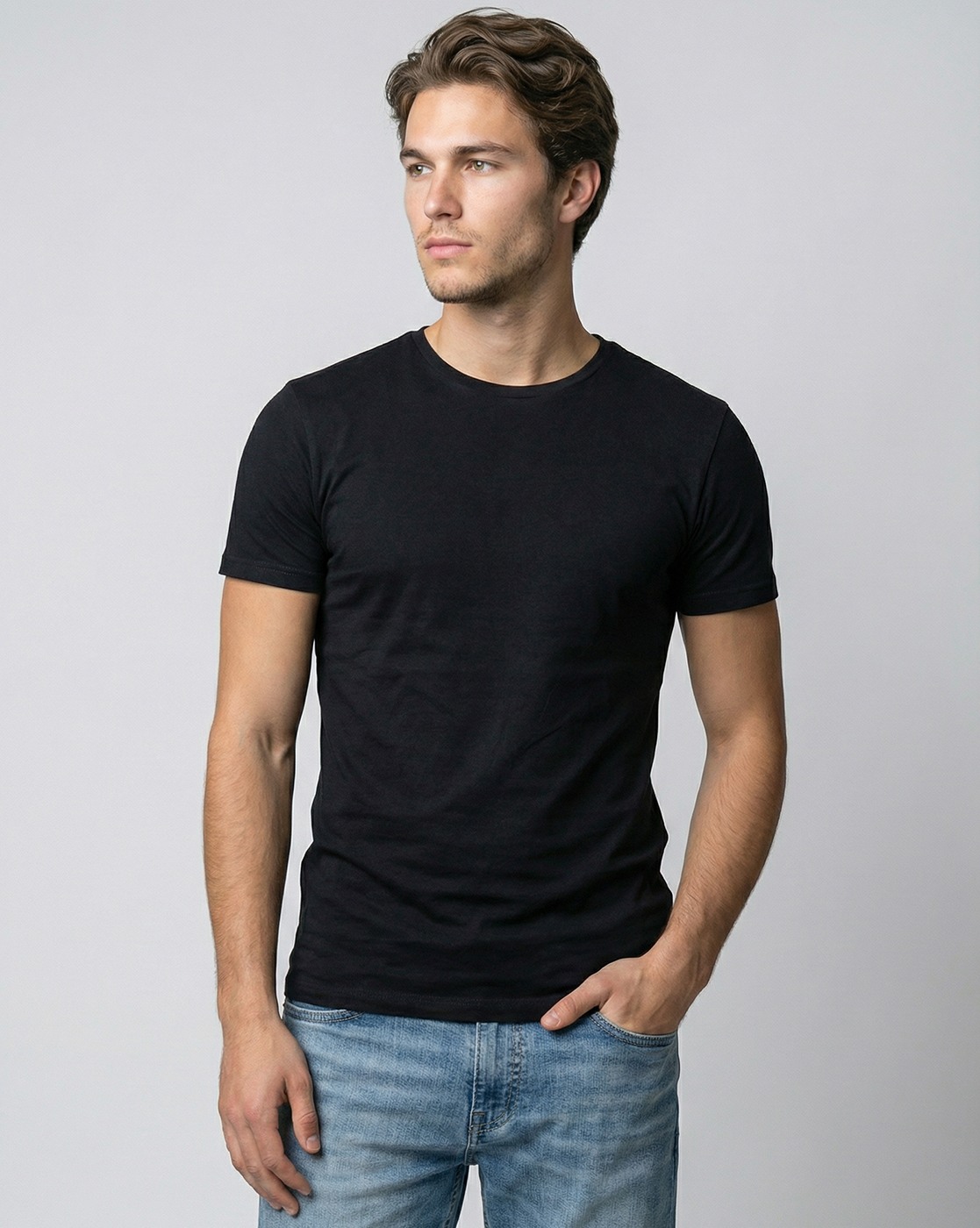 GAS | Regular Fit Crewneck T-Shirt with Signature Branding