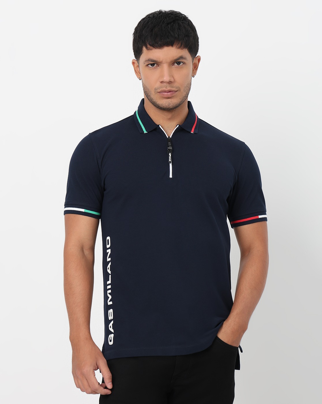 GAS | Riviera Regular Fit Polo Shirt with Signature Branding