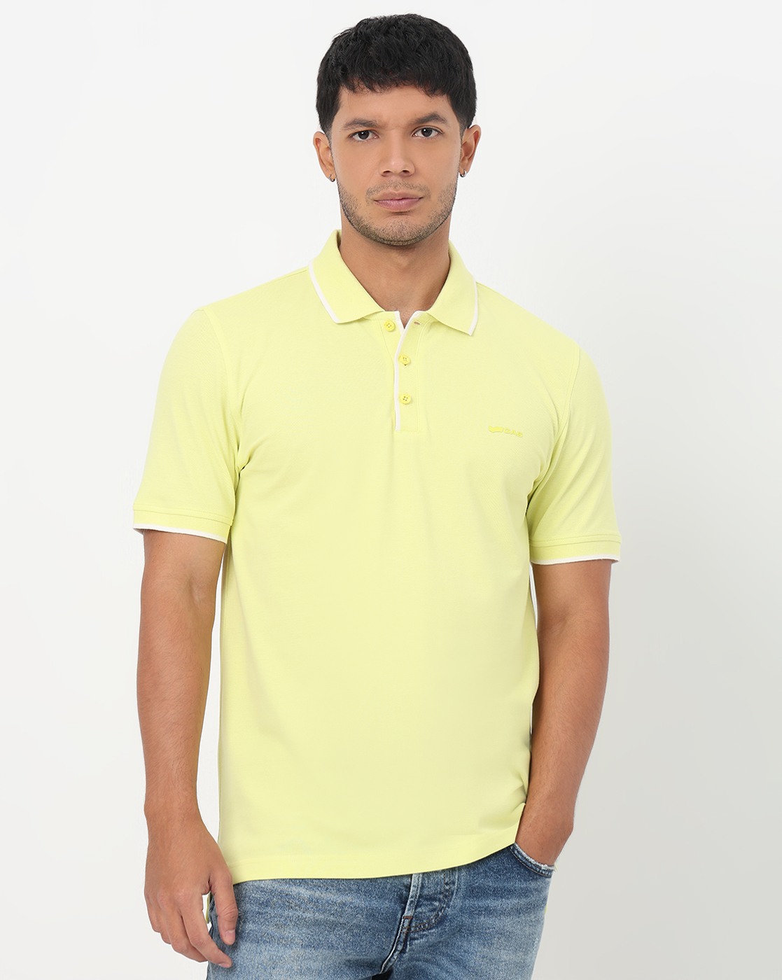 GAS | Regular Fit Polo Shirt with Signature Branding