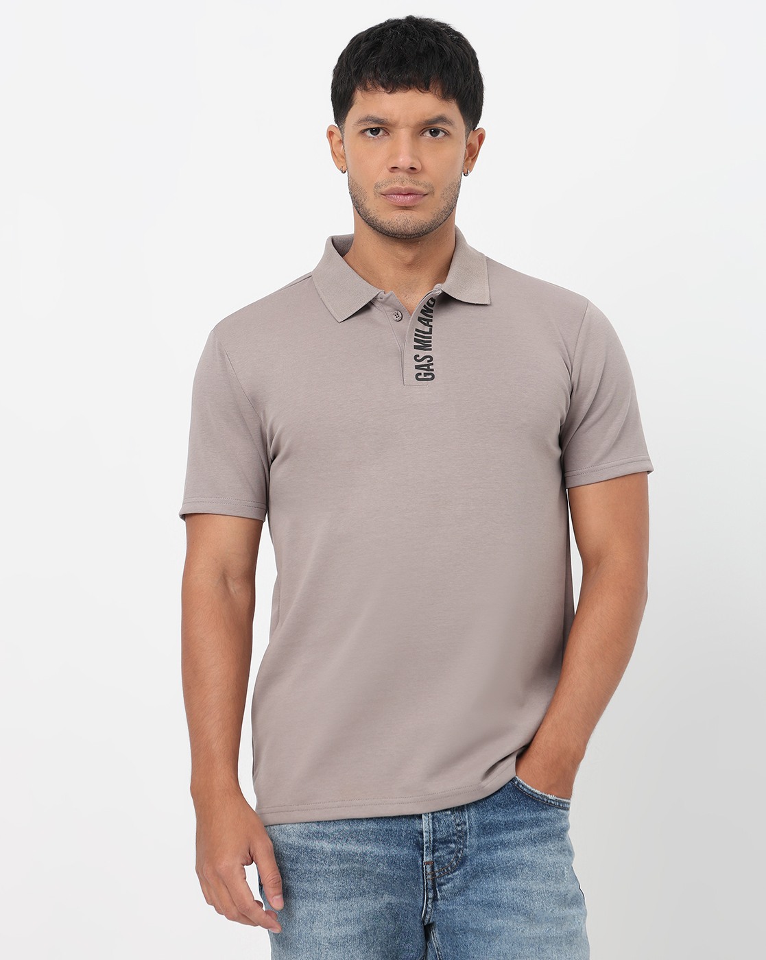 GAS | Afterlight Regular Fit Polo Shirt with Signature Branding