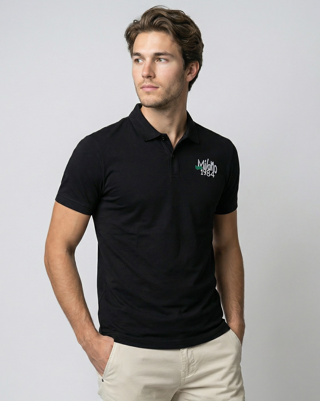 GAS | Nu Normcore Regular Fit Polo Shirt with Signature Branding