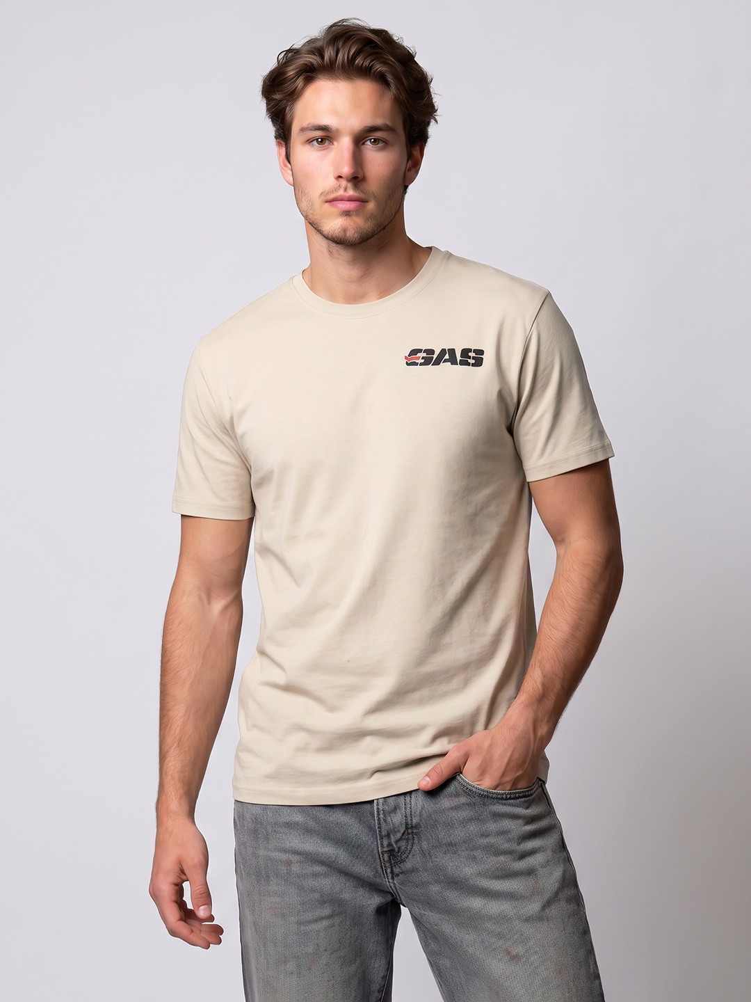 Distressed Motorsport Applique Tee