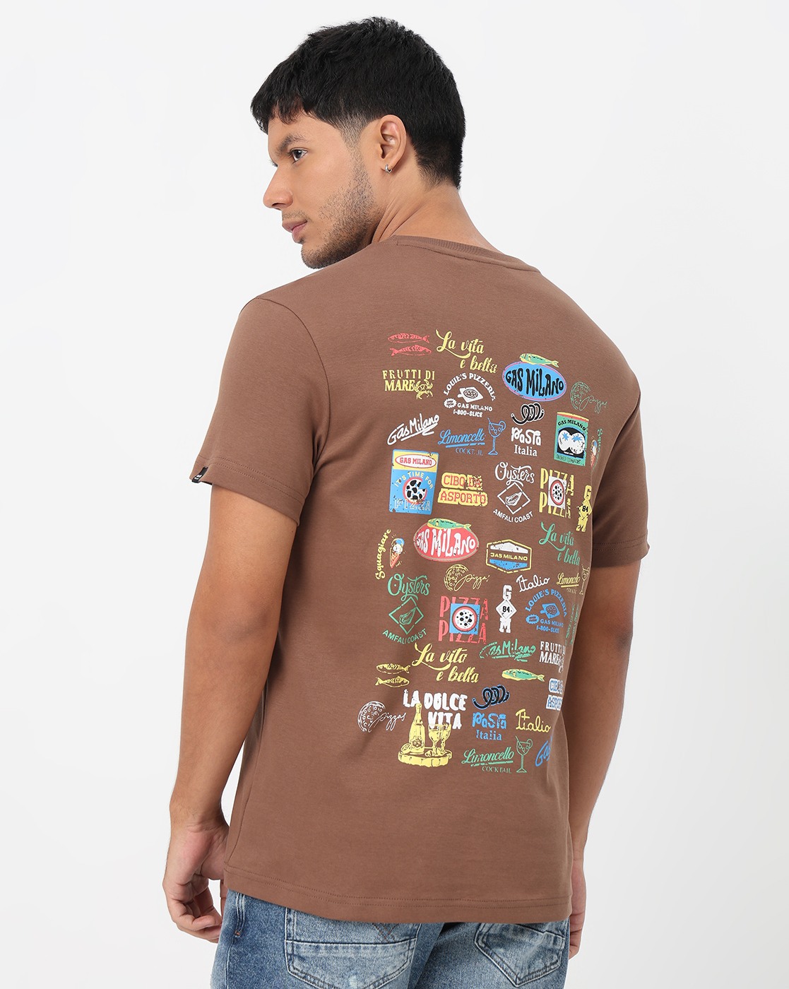 GAS | Regular Fit Crewneck T-Shirt with Signature Branding