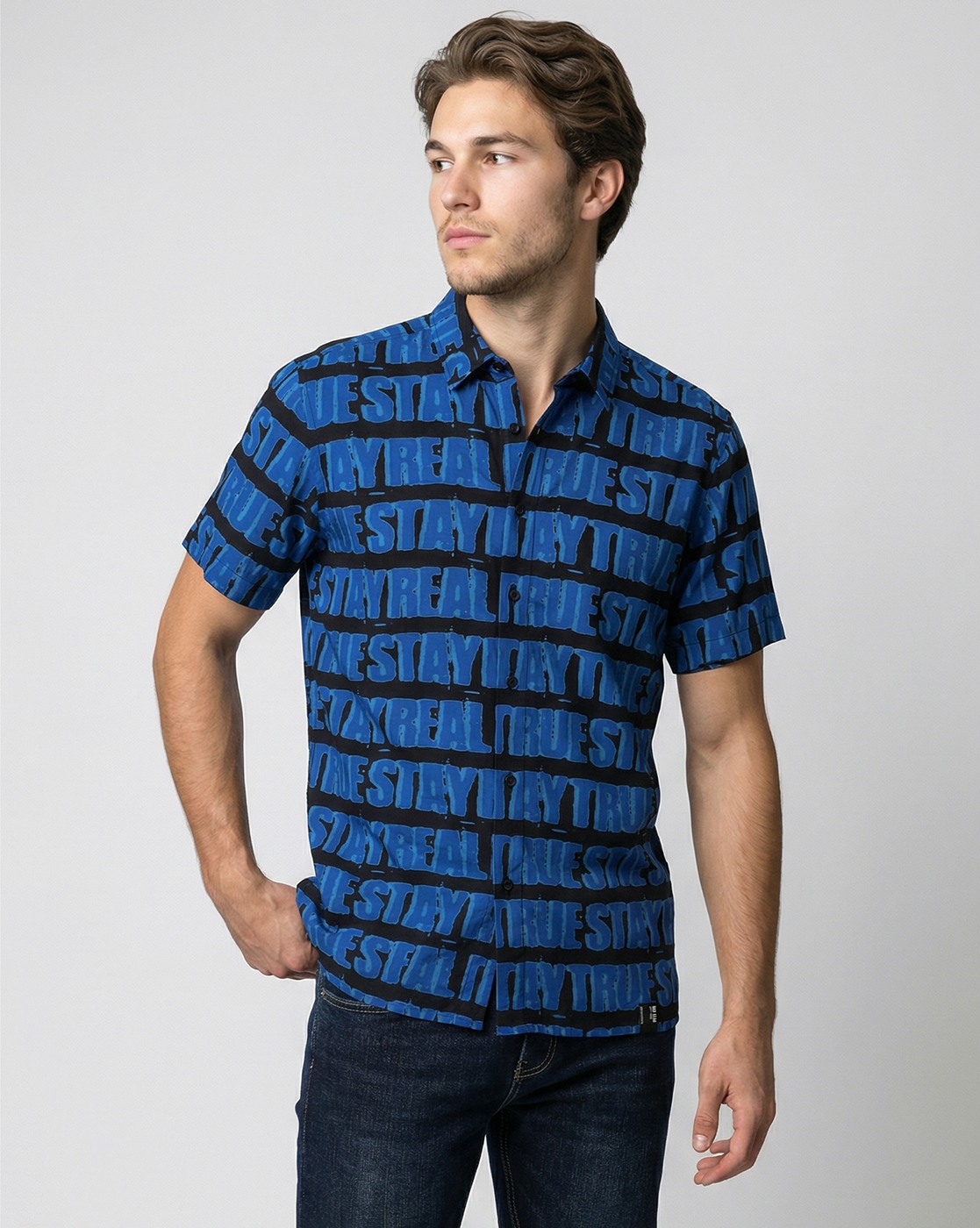 GAS | Afterlight Regular Fit Shirt with Signature Branding