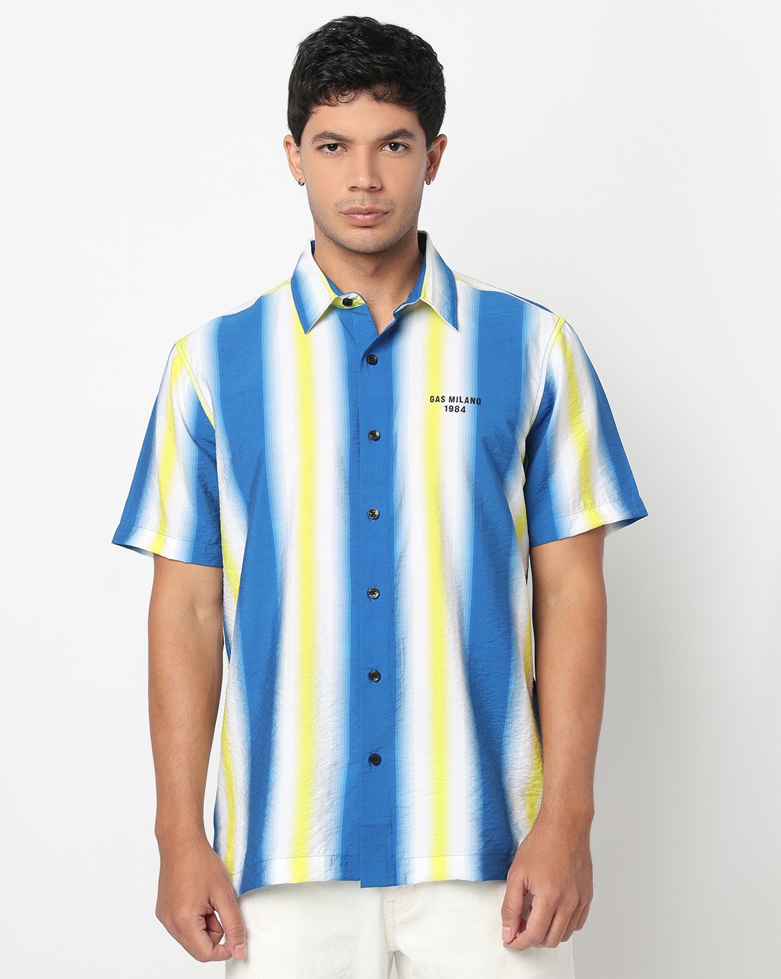 GAS | Afterlight Regular Fit Shirt with Signature Branding