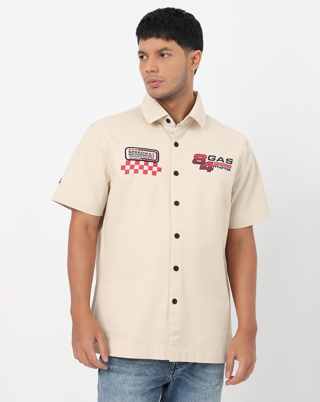 GAS | Regular Fit Shirt with Signature Branding