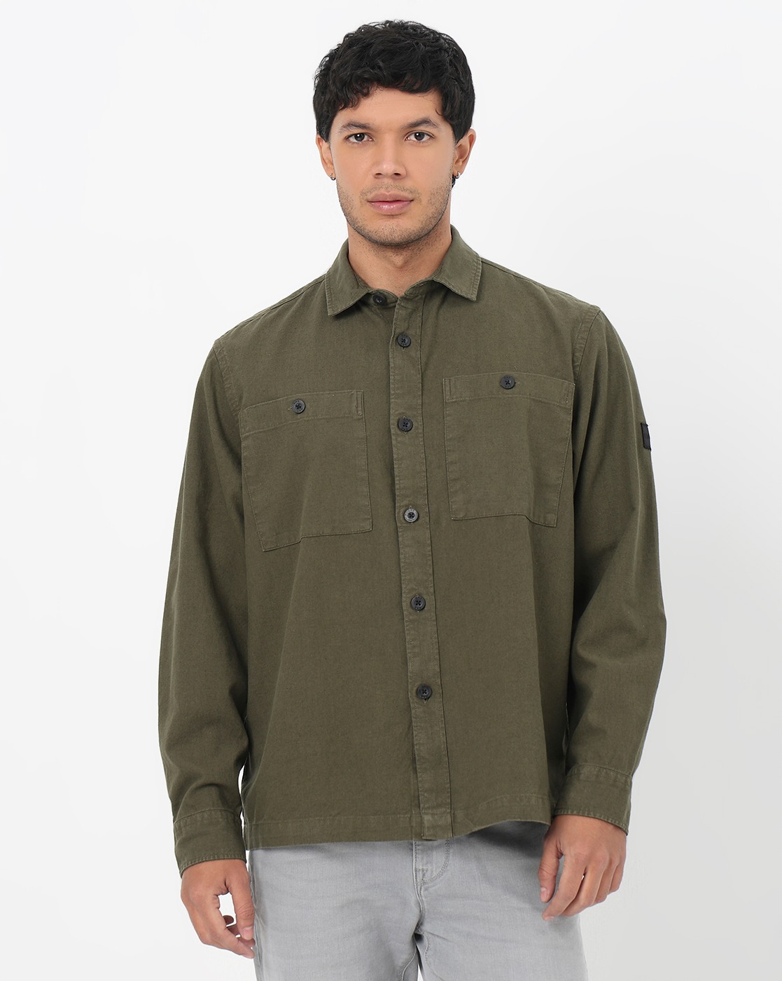 GAS | Shacket fit Shirt with Signature Branding