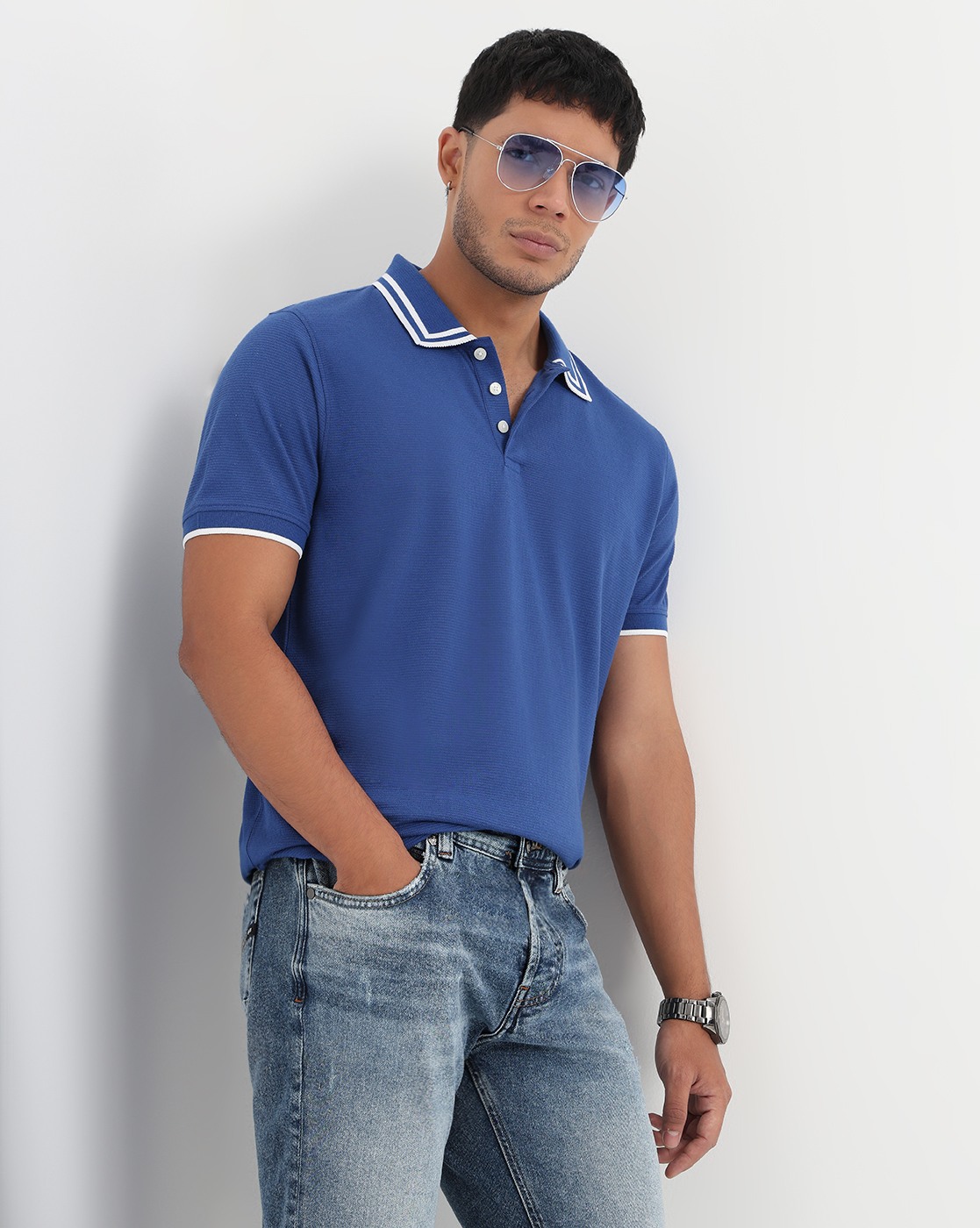 GAS | Afterlight Regular Fit Polo Shirt with Signature Branding