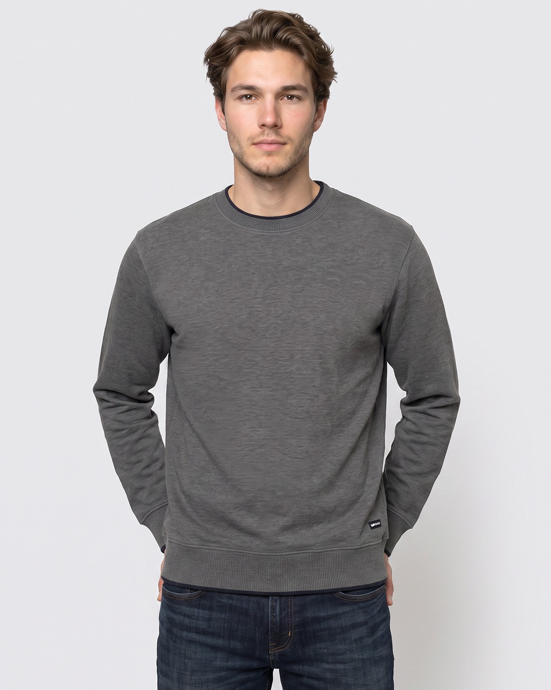 Men's Pique Sweatshirt