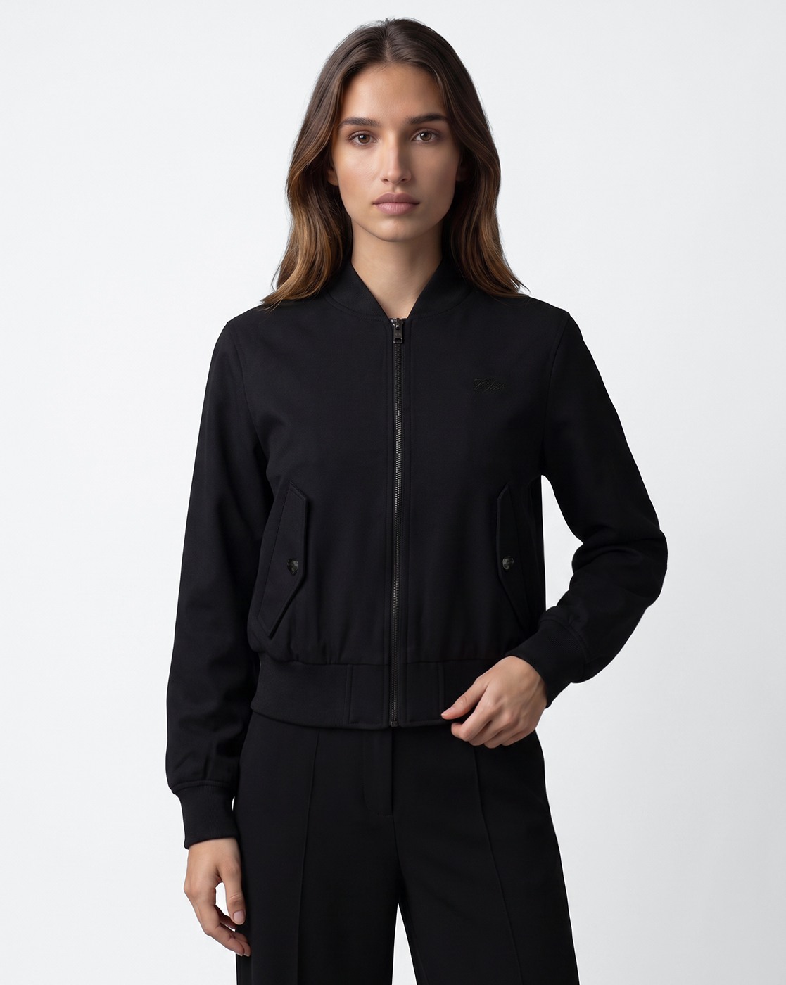 Twill Bomber Jacket for Women