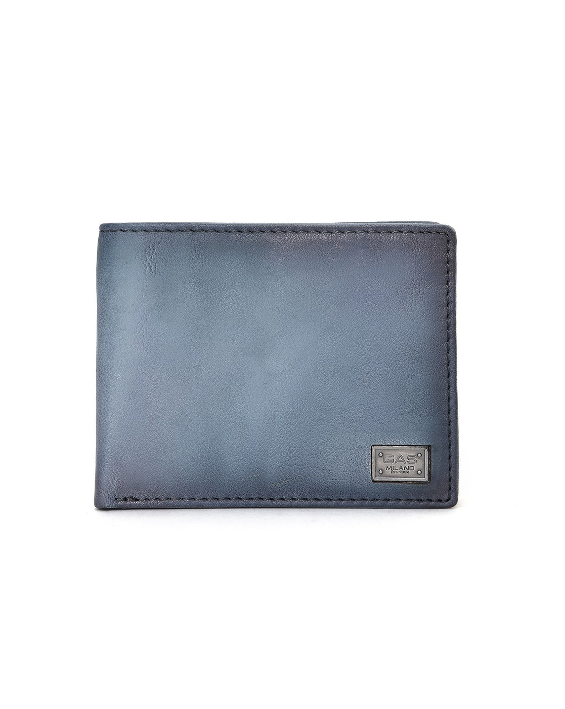 Blue Leather Wallet