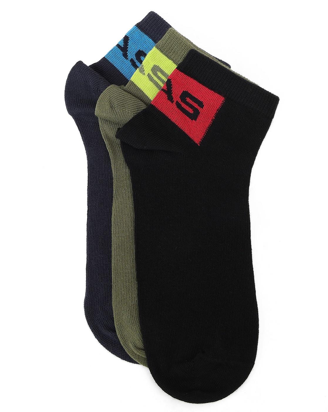 Classic Contrast Ankle Socks