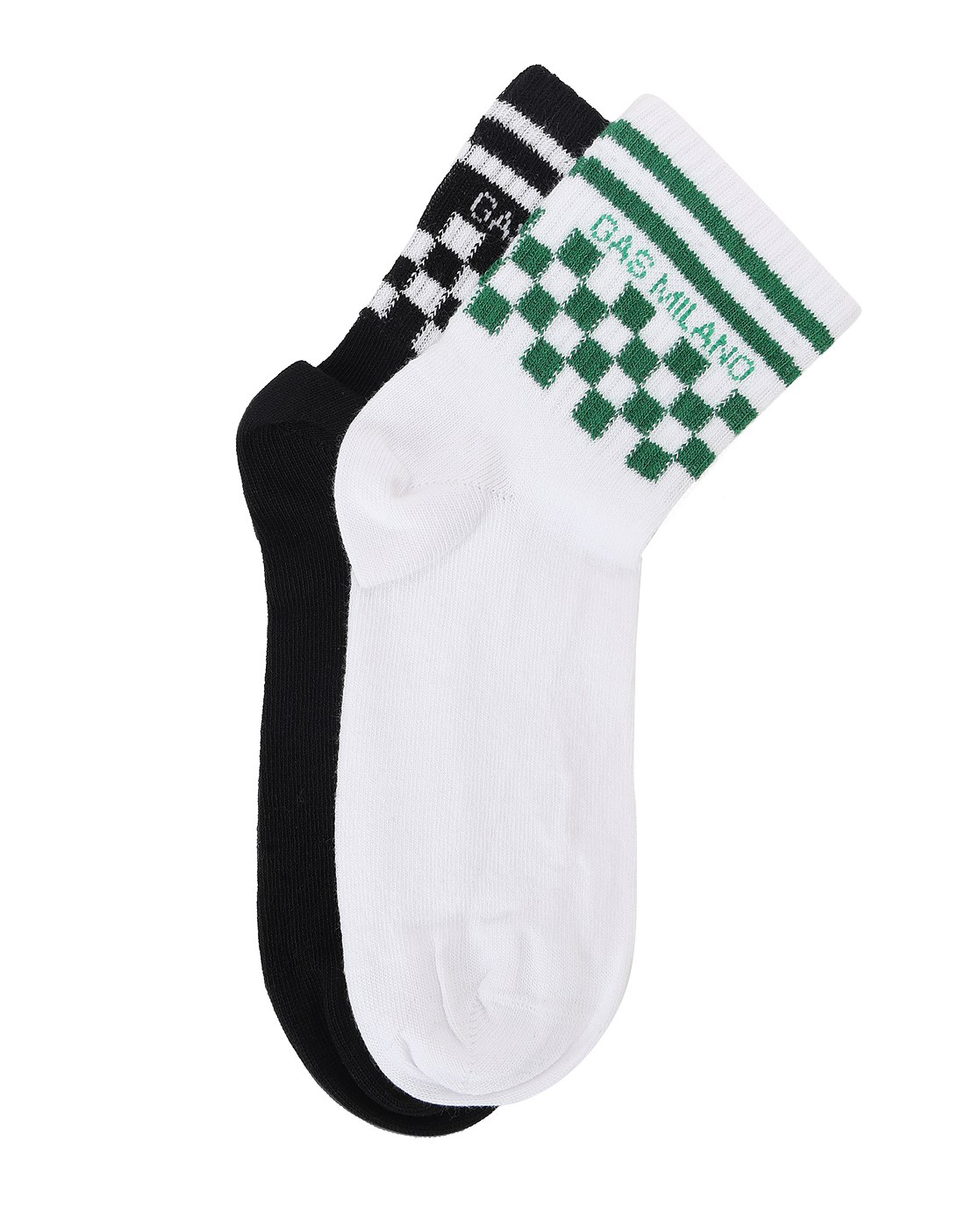 Checkerboard Print Ankle Socks