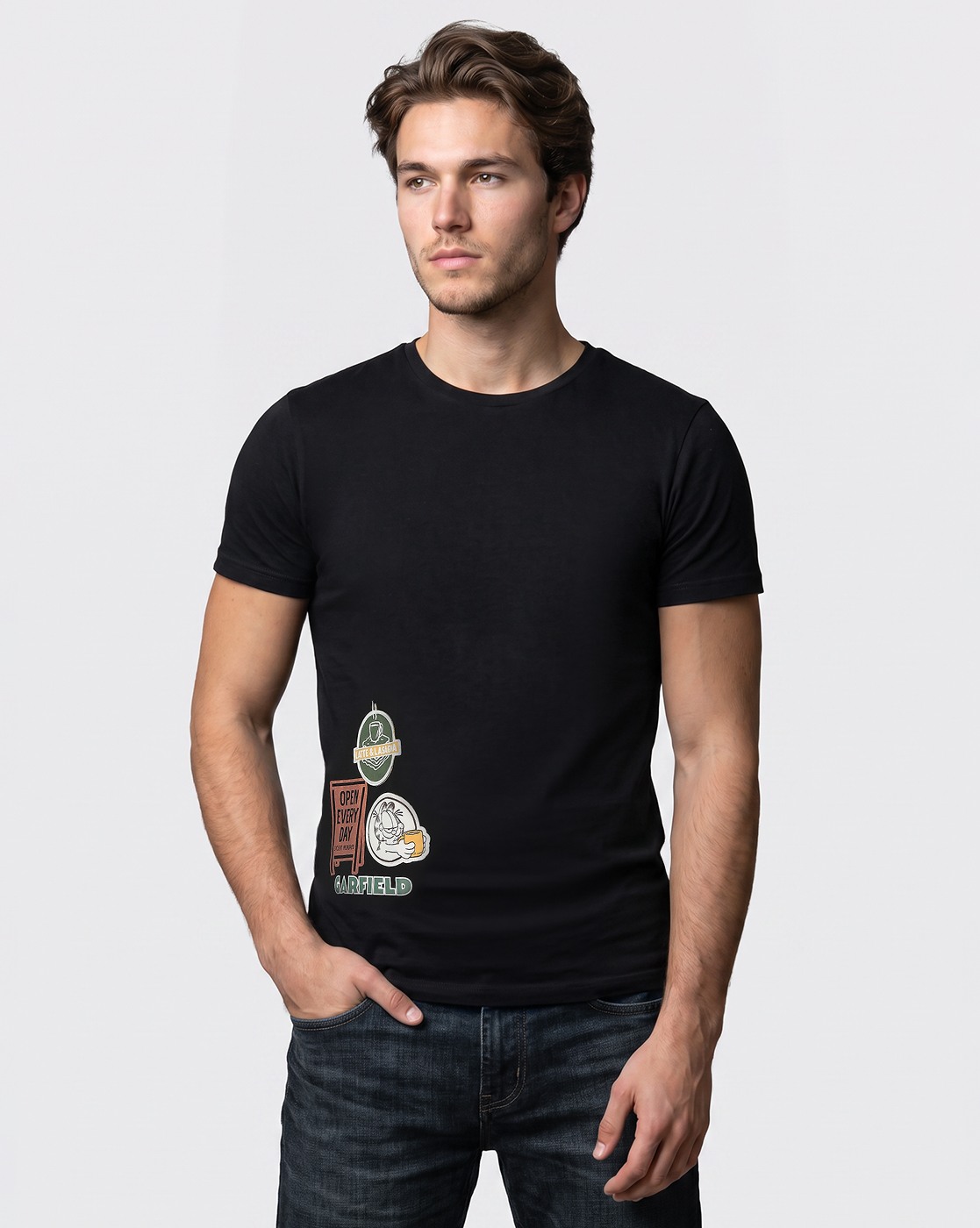 Garfield Café Badge Tee