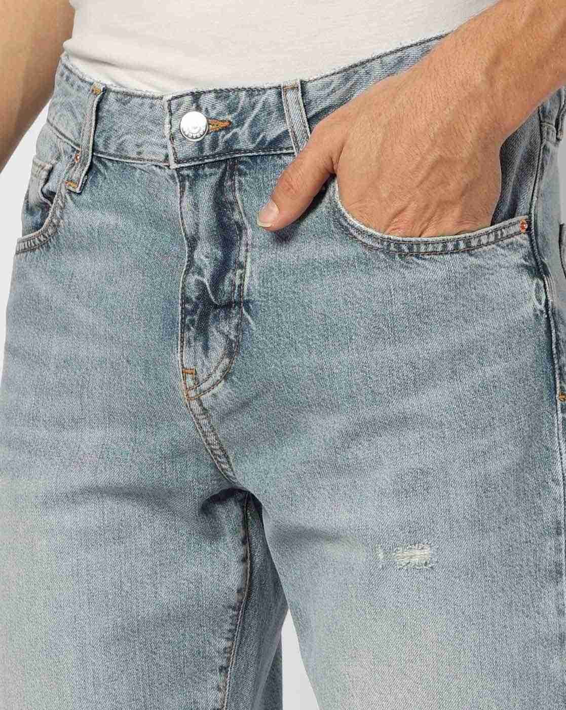 J16 Straight Fit Light Blue Denim