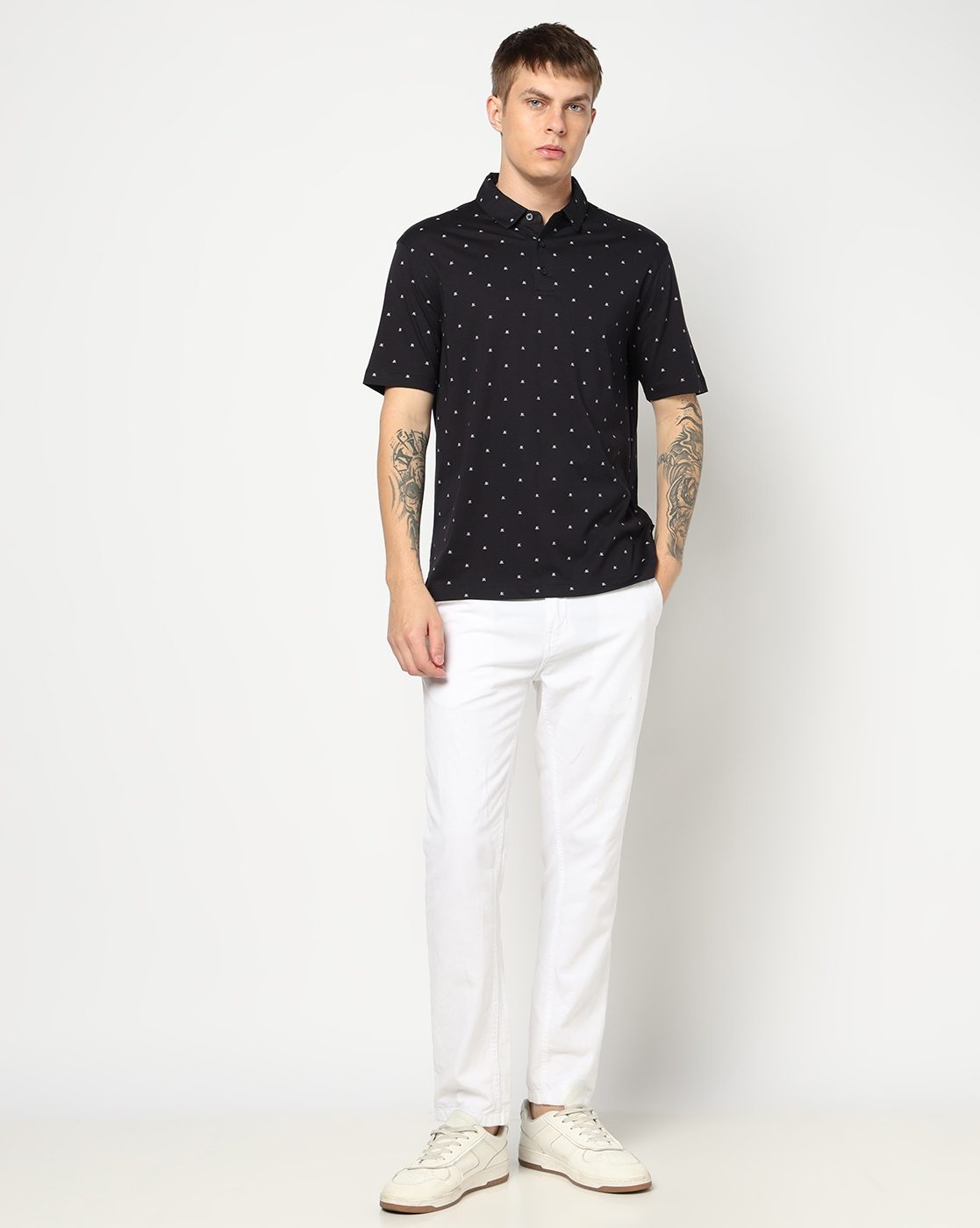 Mini pattern Regular Fit POLO SHIRT