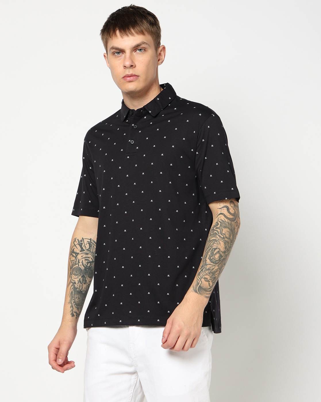 Mini pattern Regular Fit POLO SHIRT