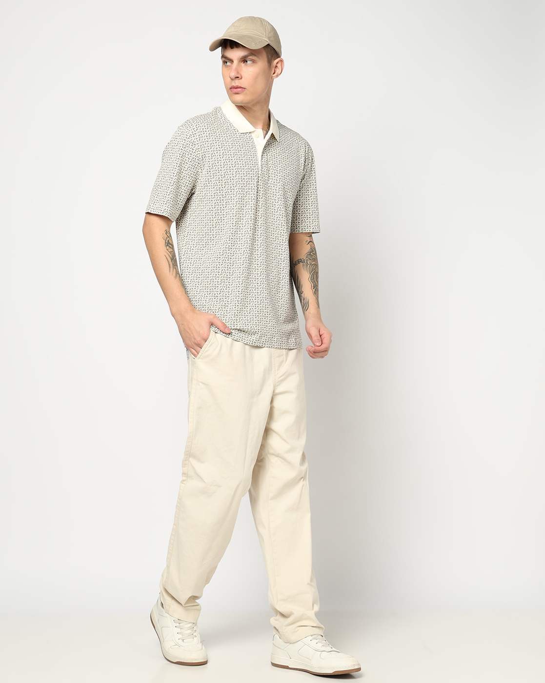 Mini pattern Regular Fit POLO SHIRT