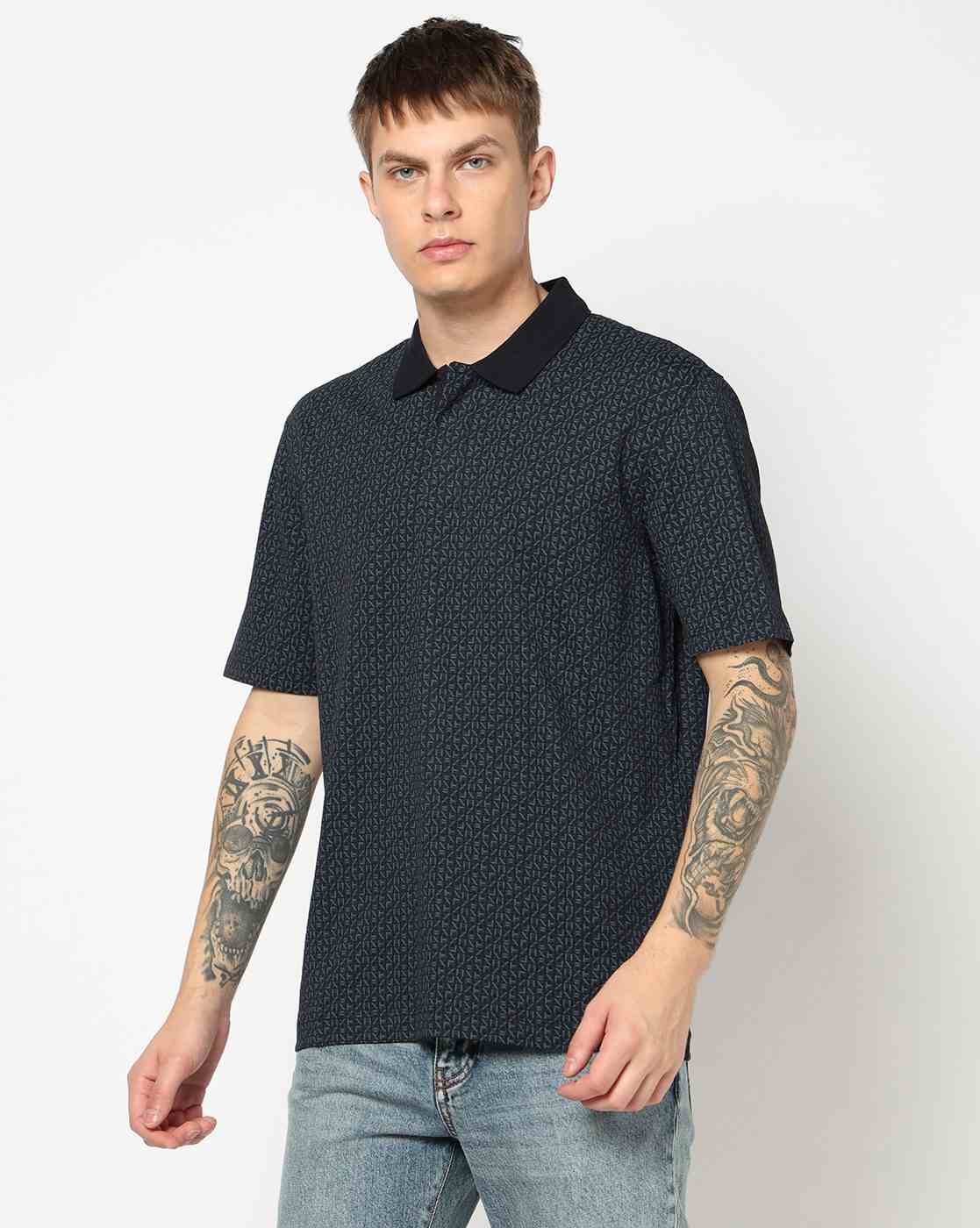 Mini pattern Regular Fit POLO SHIRT
