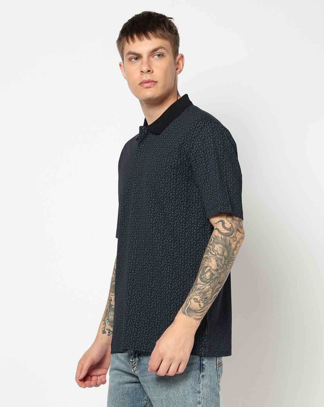 Mini pattern Regular Fit POLO SHIRT