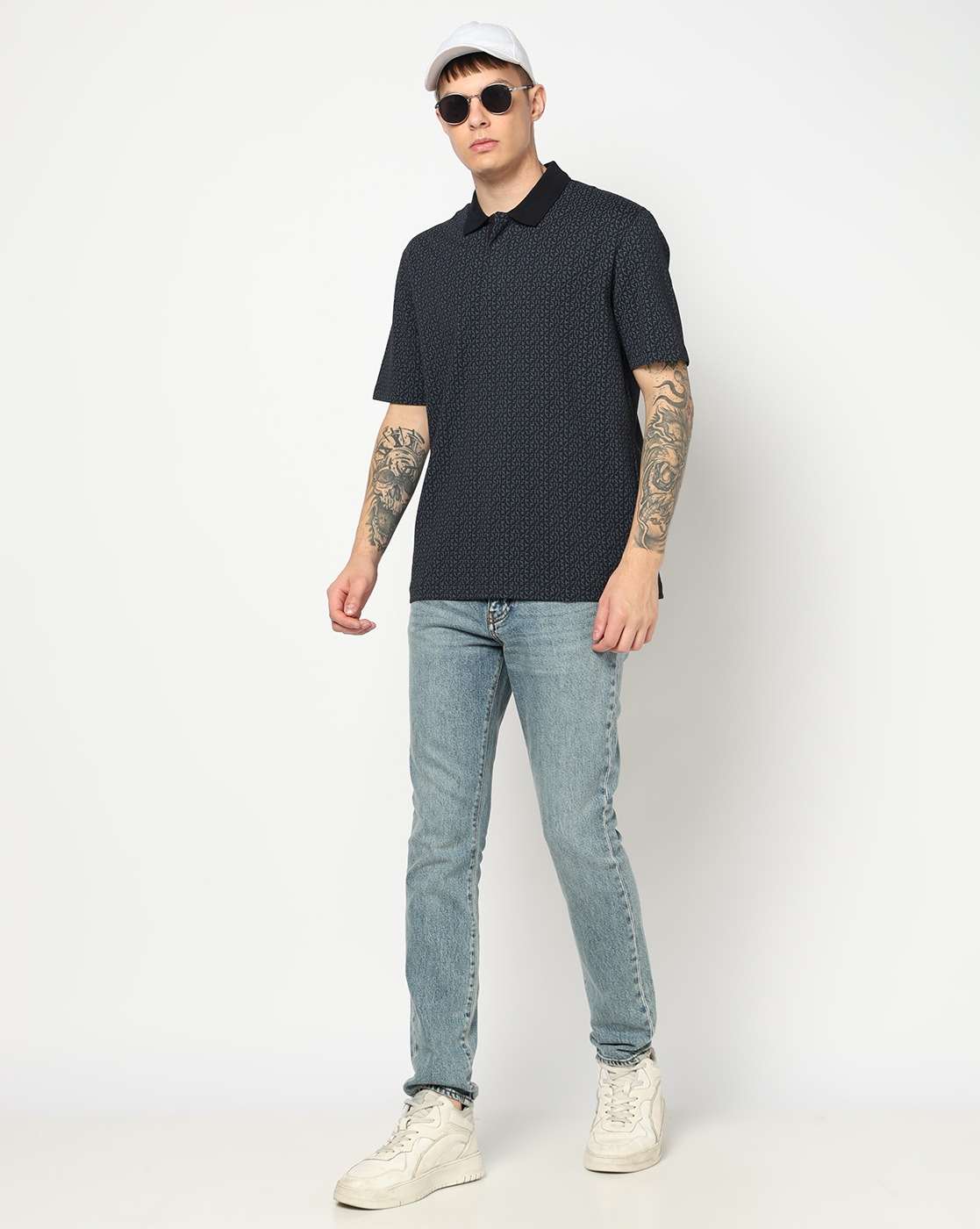 Mini pattern Regular Fit POLO SHIRT